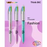 Penna a sfera in plastica BIC® con inchiostro in 4 colori originali