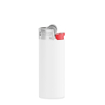 Accendino compatto in plastica con sicurezza bambini BIC® J25 color bianco