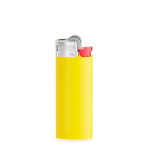 Accendino compatto in plastica con sicurezza bambini BIC® J25 color giallo
