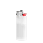 Accendino compatto in plastica con sicurezza bambini BIC® J25 color bianco trasparente