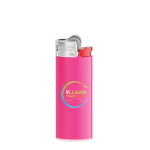 Accendino compatto in plastica con sicurezza bambini BIC® J25 color fucsia