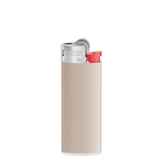 Accendino compatto in plastica con sicurezza bambini BIC® J25 color grigio chiaro