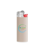 Accendino compatto in plastica con sicurezza bambini BIC® J25 color grigio chiaro