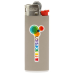 Accendino compatto in plastica con sicurezza bambini BIC® J25 vista posteriore