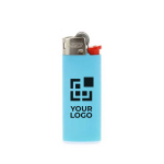 Accendino compatto in plastica con sicurezza bambini BIC® J25 vista area di stampa