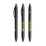 Penna a sfera in plastica a scatto con fusto largo e inchiostro nero Wide Body BIC® color nero