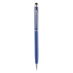 Penna a sfera metallica multifunzione con stilo touch e inchiostro blu BIC® color blu