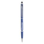 Penna a sfera metallica multifunzione con stilo touch e inchiostro blu BIC® color blu