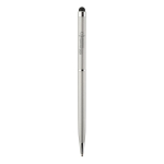 Penna a sfera metallica multifunzione con stilo touch e inchiostro blu BIC® color argento