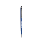 Penna a sfera metallica multifunzione con stilo touch e inchiostro blu BIC® vista area di stampa