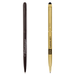 Penna a sfera in metallo con funzione touch e inchiostro nero Sleek Stylus BIC® color nero