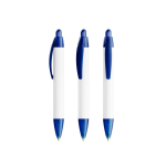 Penna a sfera in plastica con stampa a 360º e inchiostro nero Wide Body Mini BIC® color blu trasparente