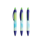 Penna a sfera in plastica con stampa a 360º e inchiostro nero Wide Body Mini BIC® color blu mare