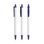 Penna a sfera in plastica riciclata con ampia area di stampa e inchiostro blu BIC® color blu mare
