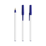 Penna a sfera in plastica riciclata con cappuccio e inchiostro blu Round Stic® BIC® color blu mare