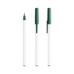 Penna a sfera in plastica classica con cappuccio e inchiostro nero Round Stic BIC® color verde