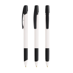 Penna a sfera in plastica riciclata con grip morbido e inchiostro blu BIC® color nero