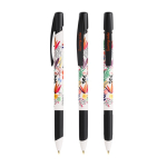 Penna a sfera in plastica riciclata con grip morbido e inchiostro blu BIC® color nero