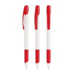 Penna a sfera in plastica riciclata con grip morbido e inchiostro nero BIC® color rosso