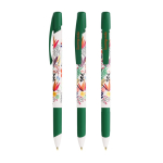 Penna a sfera in plastica riciclata con grip morbido e inchiostro nero BIC® color verde