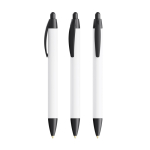Penna BIC® in plastica riciclata con fusto largo e inchiostro blu color nero