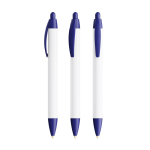Penna BIC® in plastica riciclata con fusto largo e inchiostro blu color blu mare