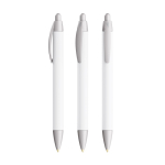 Penna in plastica riciclata con profilo largo e inchiostro nero BIC® color argento