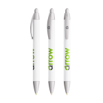 Penna in plastica riciclata con profilo largo e inchiostro nero BIC® color argento