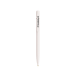 Penna a sfera in plastica riciclata con clip resistente e inchiostro blu BIC® vista area di stampa