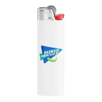 Accendino in plastica BIC® J26 con elevata sicurezza e durata color bianco