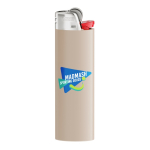 Accendino in plastica BIC® J26 con elevata sicurezza e durata color grigio chiaro