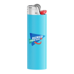 Accendino in plastica BIC® J26 con elevata sicurezza e durata color azzurro ciano