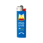 Accendino in plastica dal design sottile e fiamma stabile BIC® J23 color blu