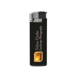 Accendino in plastica BIC® J38 a facile accensione color nero vista posteriore