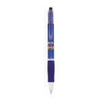 Penna a sfera in plastica con corpo traslucido e inchiostro blu Click BIC® color blu