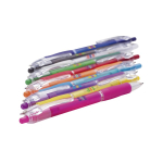 Penna a sfera in plastica con corpo traslucido e inchiostro blu Click BIC® color blu vista posteriore