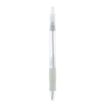 Penna a sfera in plastica con corpo traslucido e inchiostro blu Click BIC® color bianco