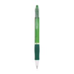 Penna a sfera in plastica con corpo traslucido e inchiostro blu Click BIC® color verde