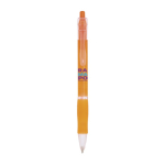 Penna a sfera in plastica con corpo traslucido e inchiostro blu Click BIC® color arancione
