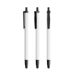 Penna a sfera in plastica riciclata con puntatore touch e inchiostro nero BIC®