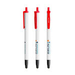 Penna a sfera in plastica riciclata con puntatore touch e inchiostro nero BIC®