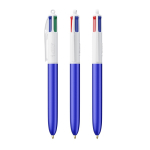 Penna a sfera in plastica stile ghiacciato con inchiostro in 4 colori BIC® color blu