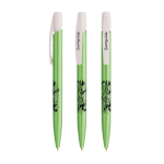 Penna a sfera in plastica con clip robusta e inchiostro blu Media Clic Glacé BIC® color verde