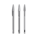 Penna a sfera ricaricabile in metallo opaco con inchiostro nero Cristal® ReNew BIC® color argento brillante