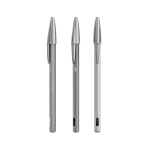 Penna a sfera ricaricabile in metallo opaco con inchiostro nero Cristal® ReNew BIC® color argento brillante