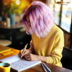 Penna a sfera in plastica con finitura pastello e inchiostro a 4 colori BIC®