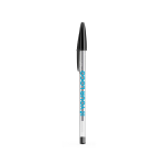 Penna a sfera classica in plastica trasparente con inchiostro nero BIC® Cristal® vista area di stampa