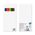 Set da colorare riciclato con certificazione FSC® e 12 matite BIC® color multicolore