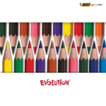 Set da colorare riciclato con certificazione FSC® e 12 matite BIC®