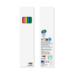 Set da colorare riciclato con certificazione FSC® e 6 matite BIC® color multicolore